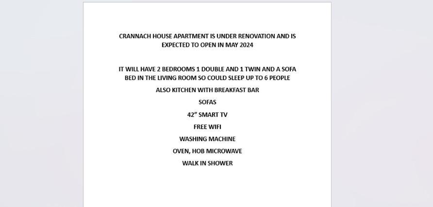 Crannach House Apartment Ballater Eksteriør billede